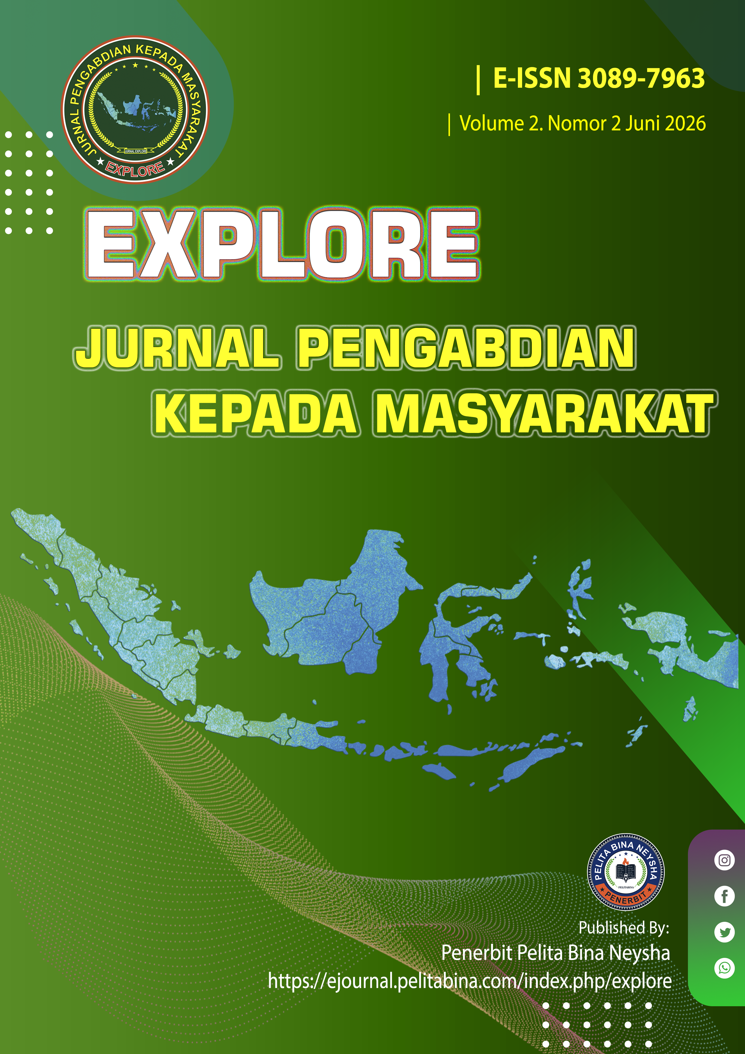 					View Vol. 2 No. 2 (2026): Explore: Jurnal Pengabdian kepada Masyarakat - Juni 2026
				
